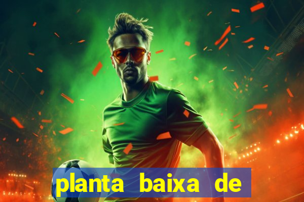 planta baixa de campo de futebol society